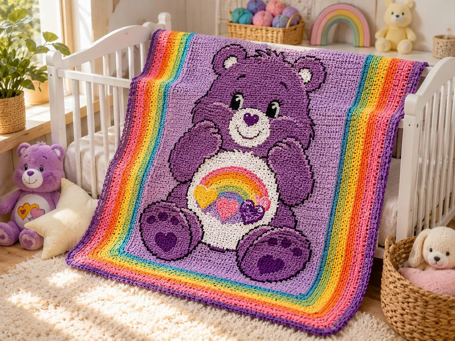 Bear Crochet Blanket