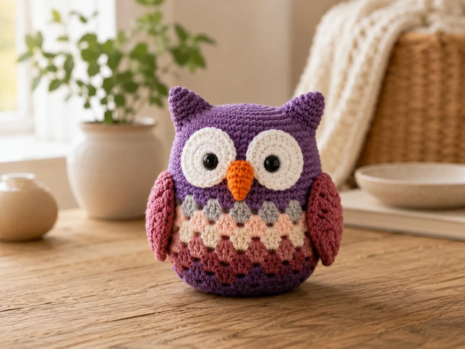 Crochet Owl Pattern PDF