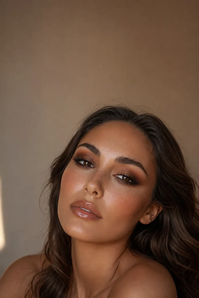 Warm Brown Smokey Eye