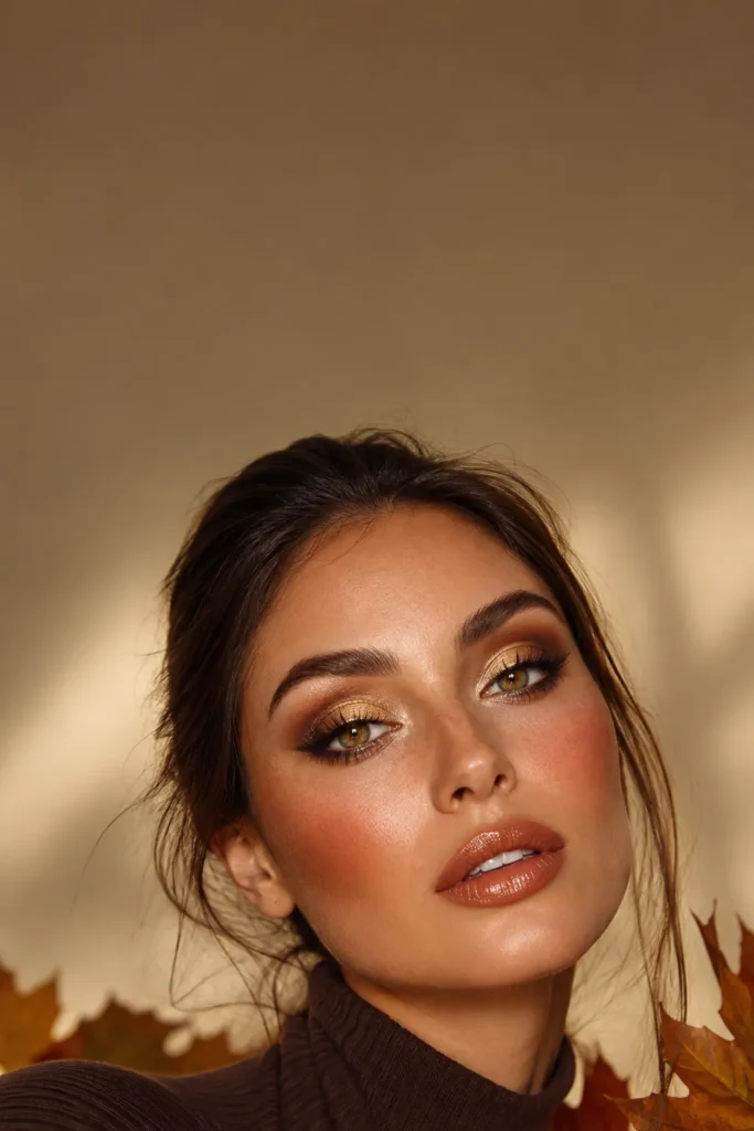 Gold and Brown Glam