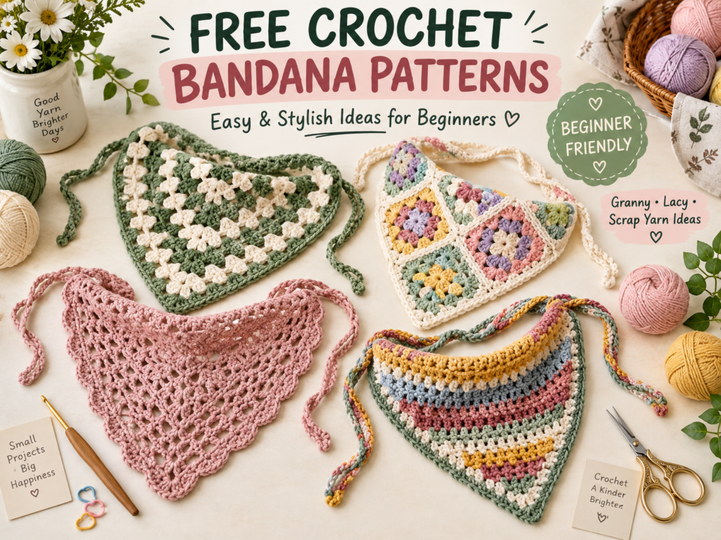 Free Crochet Bandana Patterns