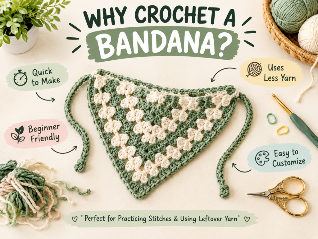Why Crochet a Bandana?