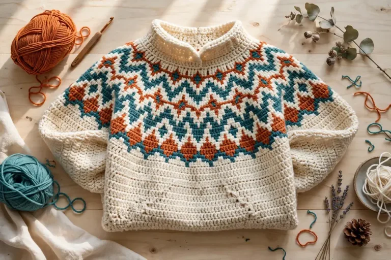 Traveler Fair Isle Crochet Sweater Pattern Review: Worth It?